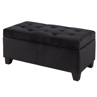 Barlowe Velvet Ottoman