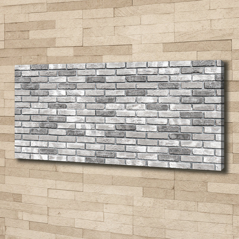 Brick Wall - Wrapped Canvas Print