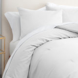 GAIAM Relax 100% Cotton Garment Washed Ribbed 3pc Comforter Set