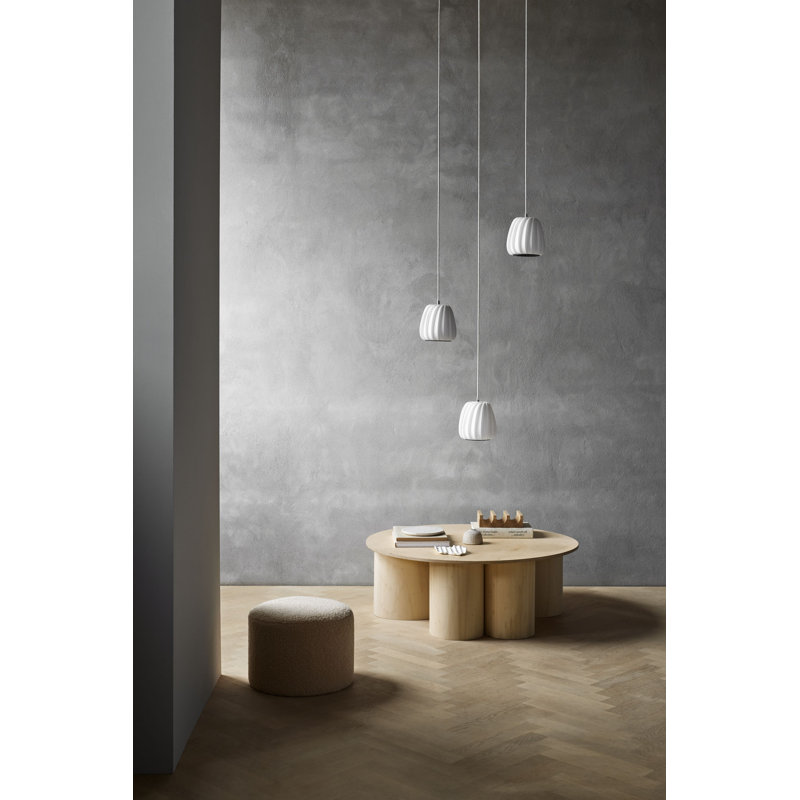 Luminaire suspendu Maxton, H 10,63 po x l 9,06 po x P 9,06 po, Blanc