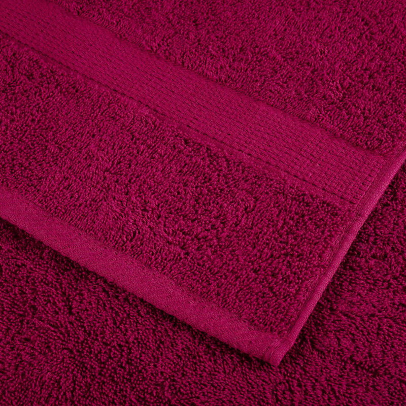 Nerte 100% Cotton Hand Towel, Bordeaux, 200cm L x 100cm W
