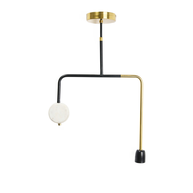 Luminaire suspendu moderne en marbre