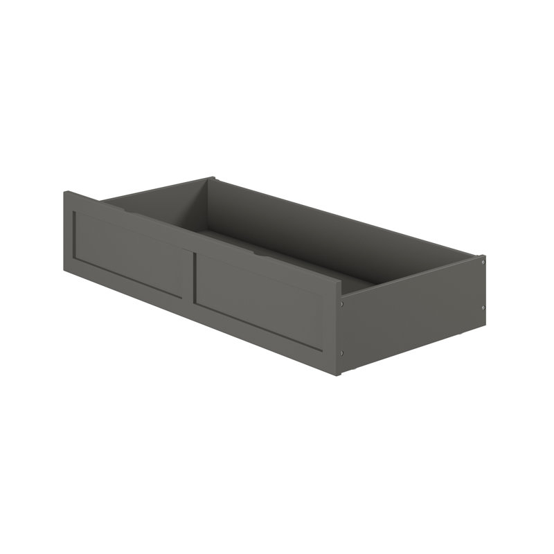 Tiroirs de rangement sous le lit, Complète, gris