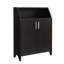 Armoire à chaussures moderne avec rangement à 4 portes et 4 tablettes modernes - 79,32 lb