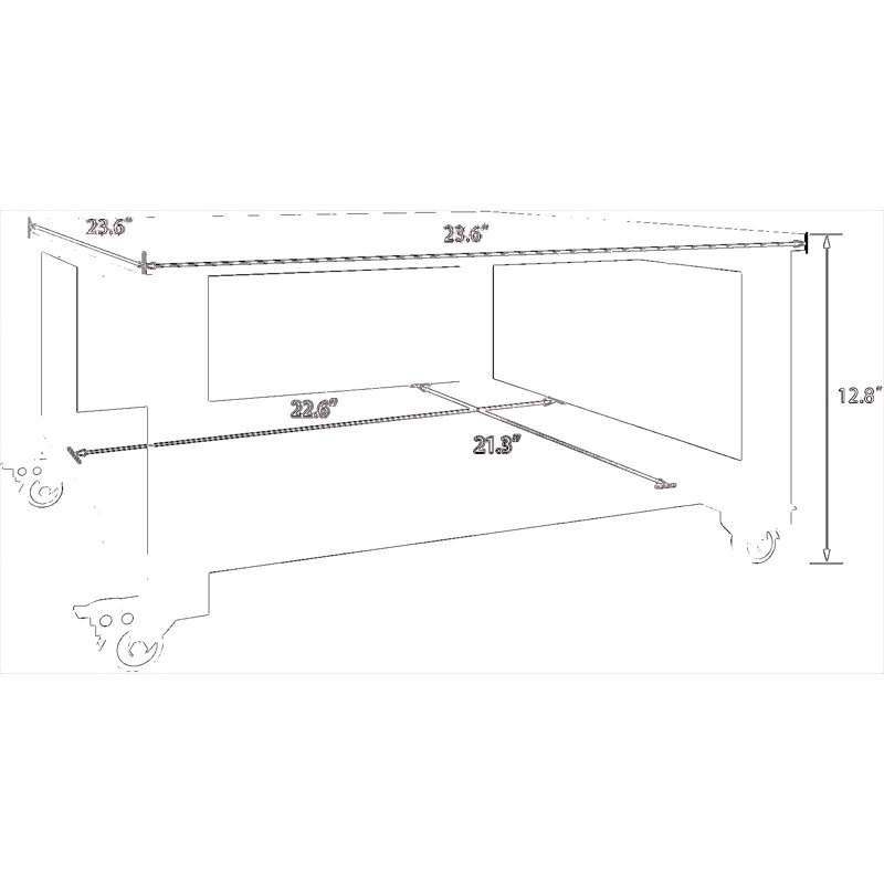 Support pour imprimante laser robuste à 2 niveaux avec roues verrouillables, grand chariot pour imprimante à roulettes avec tablette de rangement pour la maison et le bureau