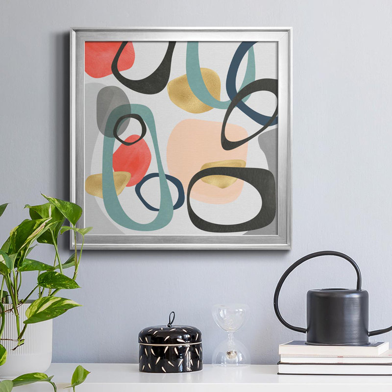 «Dessau I», reproduction de photo sur toile encadrée, H 22,5 po x l 22,5 po x P 1,5 po, Argent