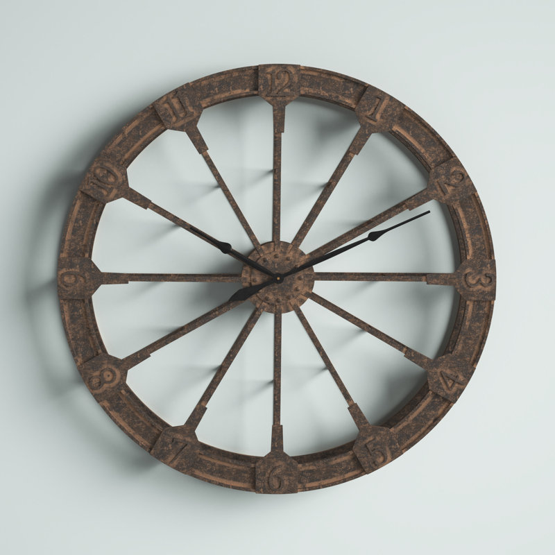 Deron Metal Wall Clock