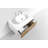 Alma 12'' White Polymarble Oval Bathroom Sink with Overflow