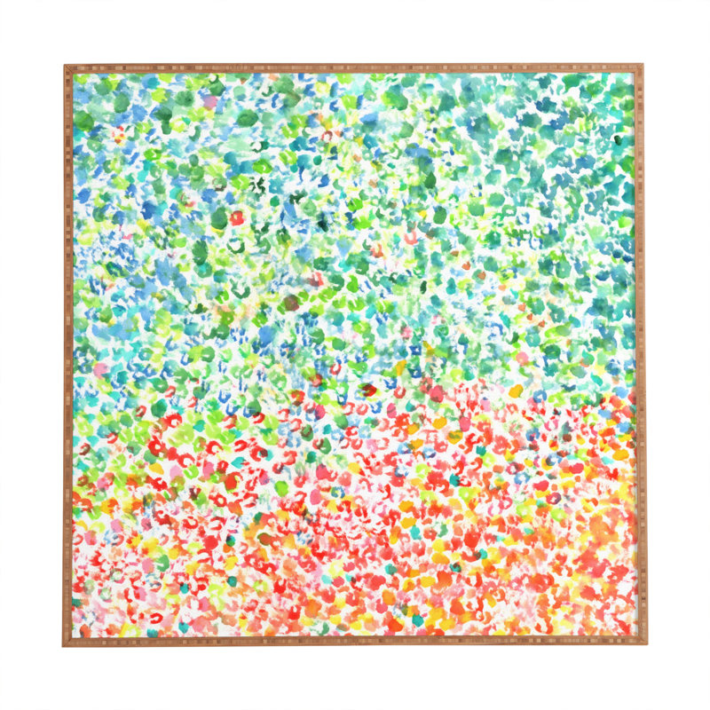 " Cool To Warm " by Laura Trevey, 20" H x 20" W x 1" D
