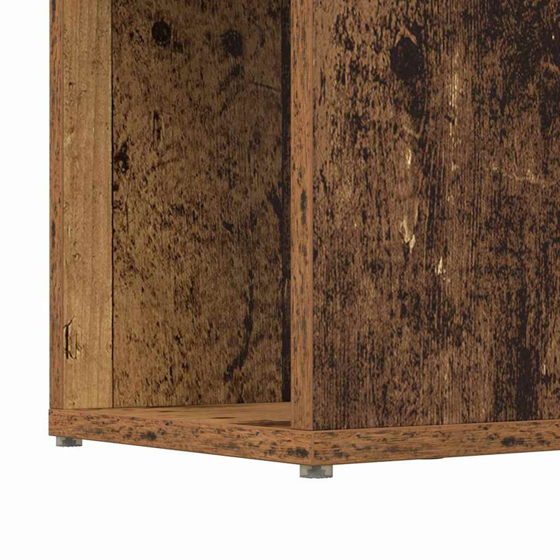 Entertainment Center Engineered Wood, Brown, 94cm H x 60cm L x 24cm W