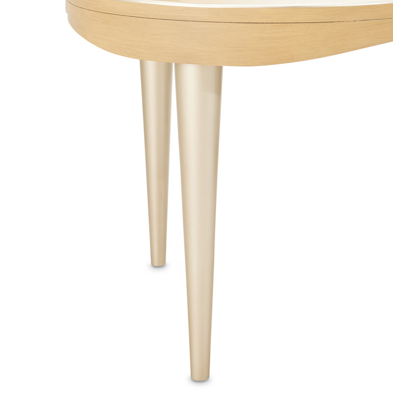 Camellia Field Caramel End Table, 21" H x 26" W x 26" D