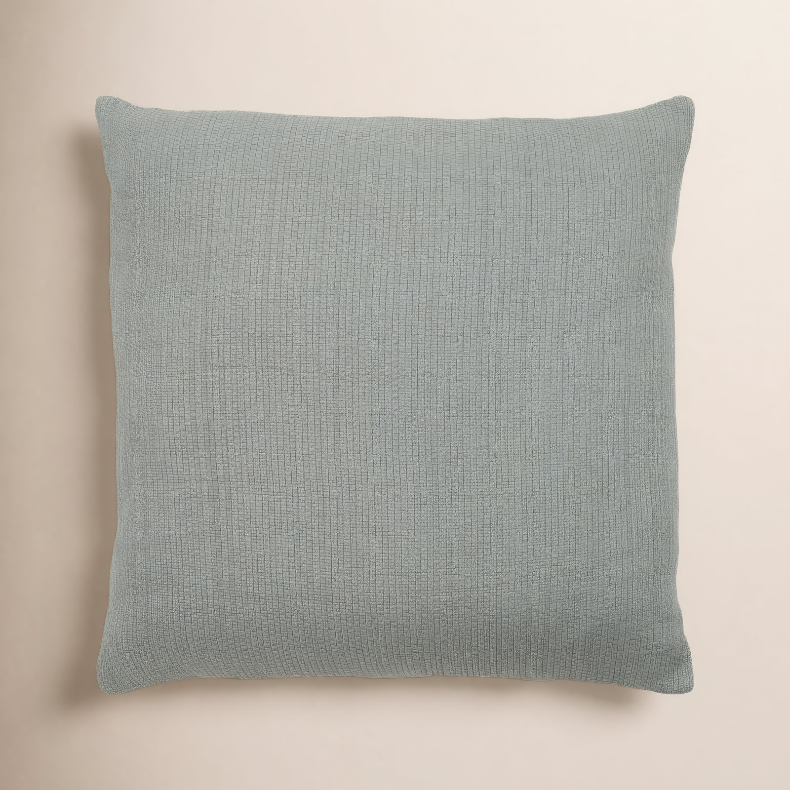 Brocka Textured Cotton Throw Pillow, Gray