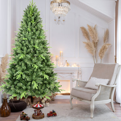 6FT Classic Christmas Tree With 1339 PE+PVC Tips – Realistic Hinged Branches, Easy Assembly, Stable Metal Stand, Full Natural Look For Holiday Decorating