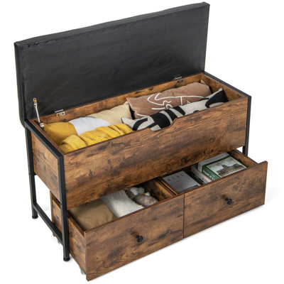 101cm Wide Standard Ottoman with Storage