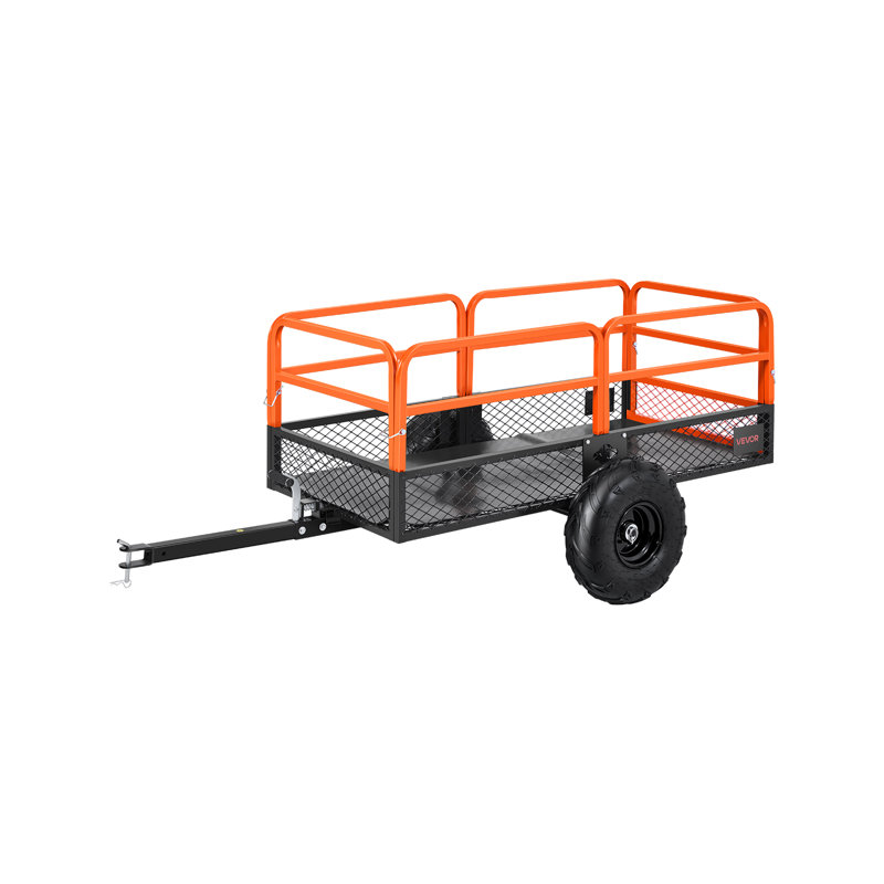 Remorque à benne basculante 1 600 lb Remorque de jardin Ft