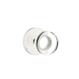 Passage Modern Disc Crystal Knob with Disk Rose