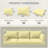 Outdoor Cushions Replacement Patio Cushions Set For 3 Seats-960709725