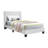 Chenevert Vegan Leather Platform Bed-940773811-940773813