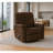 Man Wah Cozy Upholstered Swivel Recliner-1019048731