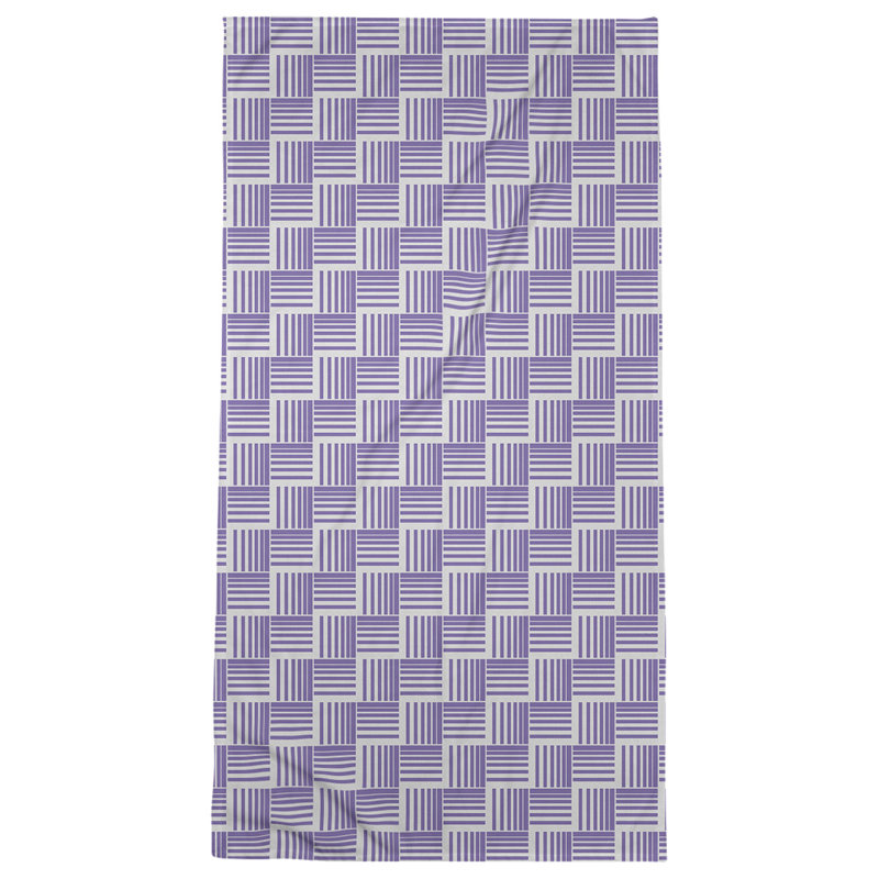 Jaya Bath Towel, Purple/Pearl River