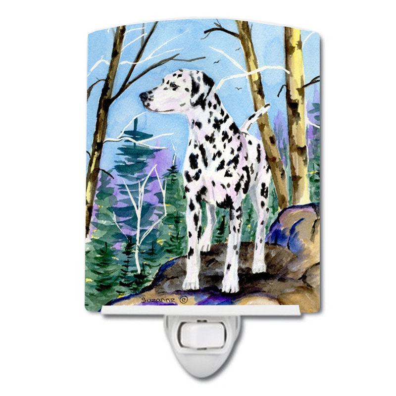 Éclairage de nuit en céramique dalmatien