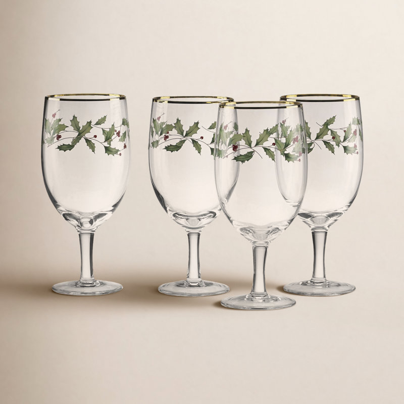 Holiday 14 oz. Glass Goblet