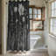 Art floral monochrome - Rideau de douche standard 1 pièce-100722371