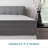 Lucid Comfort 3'' Memory Foam Mattress Topper-1497898450
