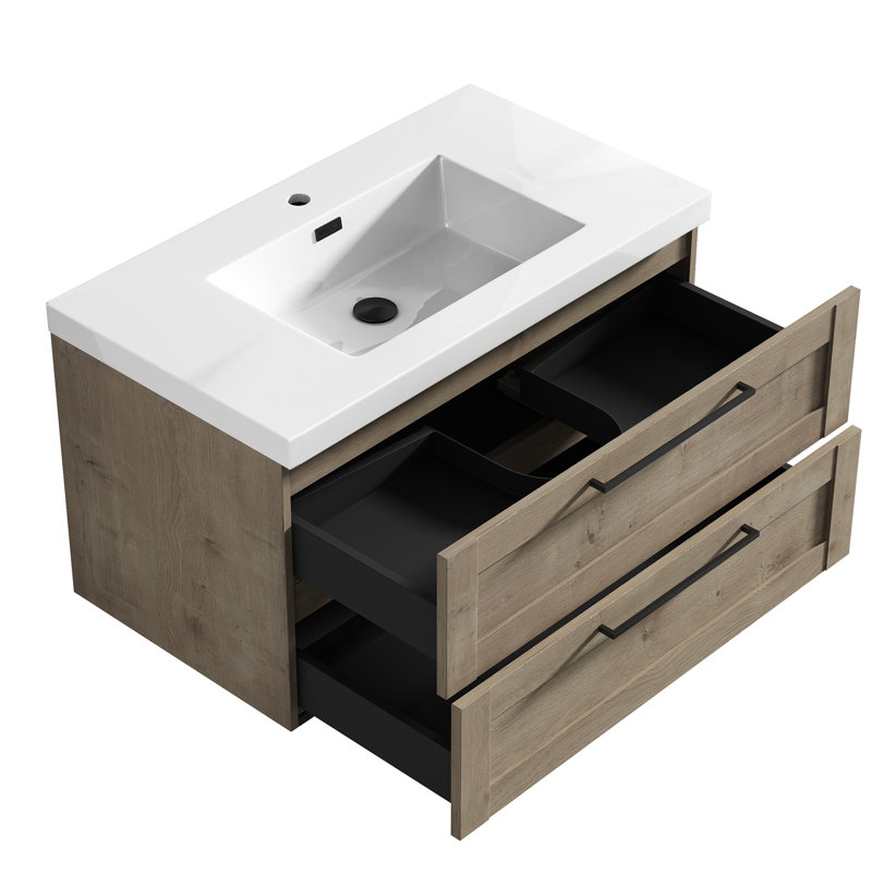 Village 35.4" Single Bathroom Vanity Set, Eve