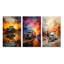 «Yellow Truck 53Ft Sublime Landscape», 3 pièces sur toile-1196370004-1196370011
