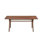 35.5 " Rectangular with Solid Wood Base Dining Table