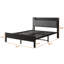 Lit pour grand lit de la chambre à coucher - Tête de lit avec rangement pratique et structure stable pour faciliter l'organisation