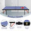 Ensemble de table de ping-pong pliable et portable avec filet et 2 raquettes de ping-pong Sports Sports