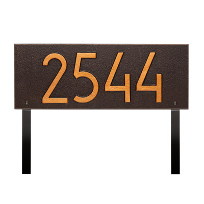 Mid-century Modern Rectangle Wall Plaque