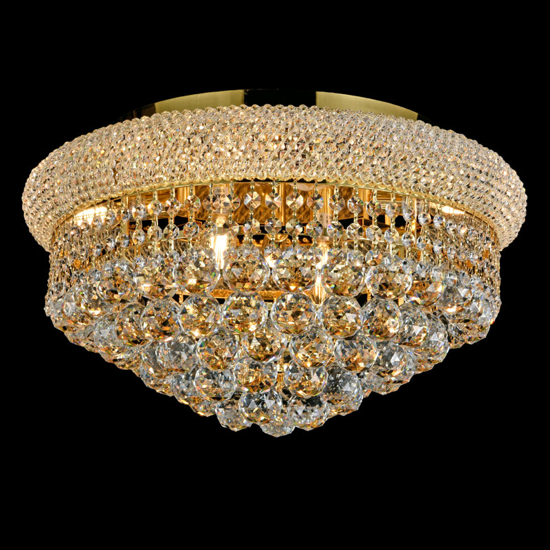 Mckie Flush Mount, Gold