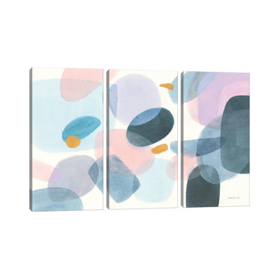 All Coming Together I - Canvas Wall Art Set - Wrapped Canvas (Set of 3)