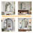 Vignale Vintage Metal Arched Wall Mirror-687048478-687048476