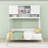 Queen Wood Murphy Bed with Ample Storage Space