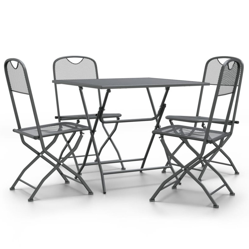 Kouba Square 4 - Person Dining Set, 28.3''H x 31.5''W x 31.5''D