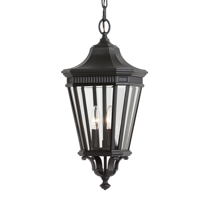 Cotswold Lane Small Pendant from Generation Lighting , Black, 21.5" H X 9.5" W