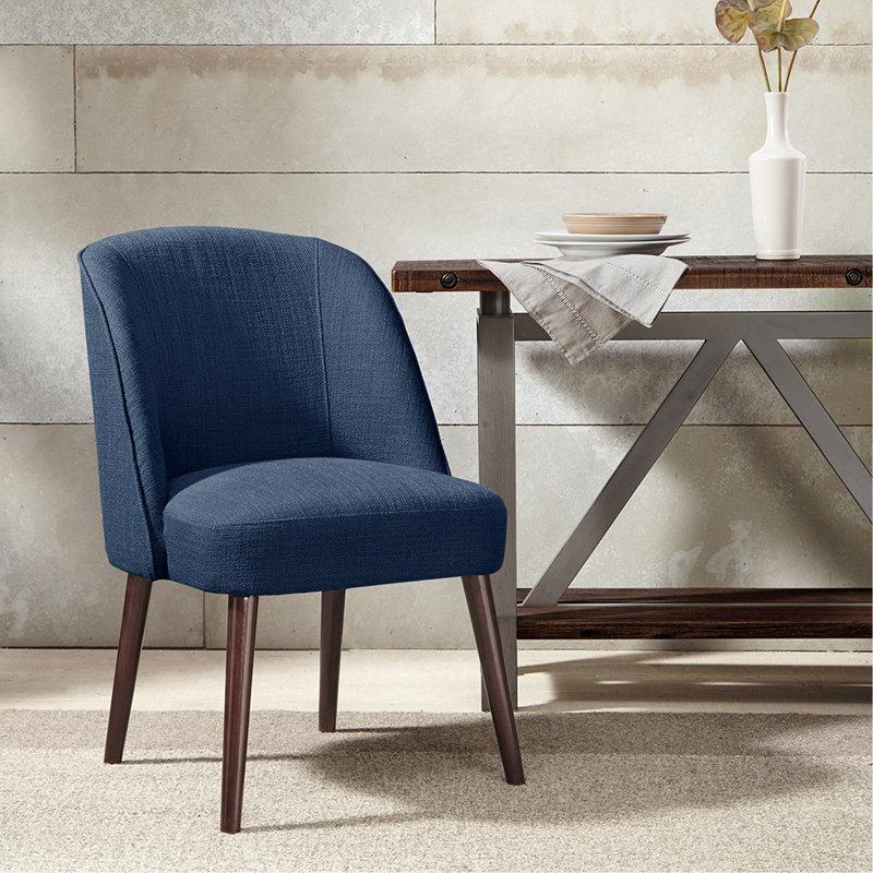 Rounded Back Dining Chair, Blue