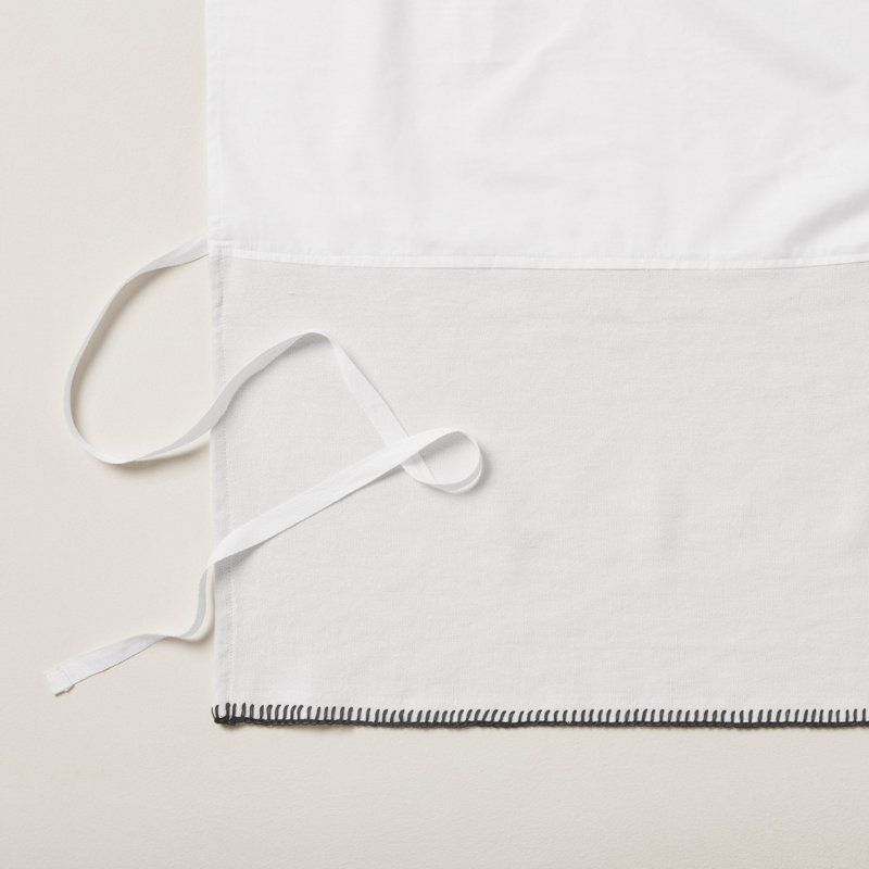 Nino Tailored Wrap Around, 90cm W x 32cm D, Black/White
