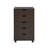Bucherie Elegant 5-Drawer Decorative Filing Cabinet on Wheels – Durable Lateral Wood File Cabinet for Streamlined Office Storage and Enhanced Organization-559183477