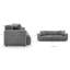Wallas 231.1Cm Round Arms Sofa-793068713