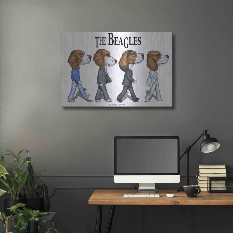 «The Beagles» par Danny Gordon, H 24 po x l 36 po