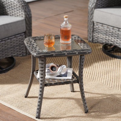 All - Weather Wicker Outdoor Furniture SetComfortable 6 - Piece Patio Seating Group with Rotating Chairs, Sofa & ottoman by XIZZI