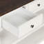 Console en bois de pin massif 48 po, table d'appoint moderne avec 3 tiroirs de rangement et 2 tablettes-330278324