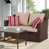 Structure brune / coussin kaki est en rupture de stock