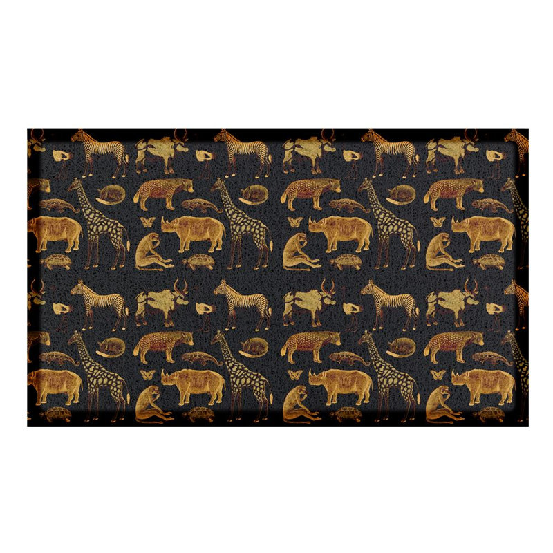 Non-Slip Animal Print Doormat