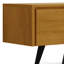 Meuble télé en bois massif pour téléviseur de 80 po ou moins avec baies et tablette ouverte Lowry-1259802369